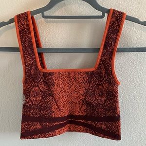 Free People Movement Square Neck Crop Top
